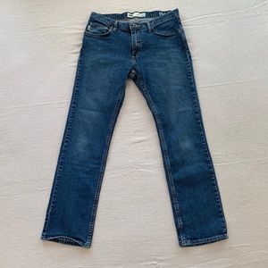 Vans Men’s V56 Standard Straight Cut Medium Dark Wash Denim Jeans Size 32/30